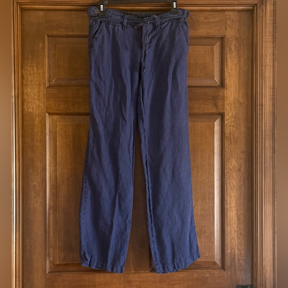 Sanctuary Linen Pants. Color navy. Size 26
